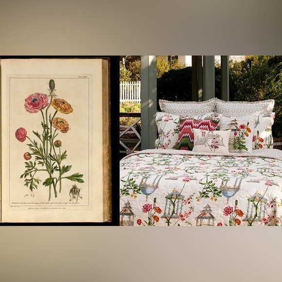 Vintage Colonial Williamsburg Garden Folly Quilt King - Brand New W Tags - Picture 13 of 13